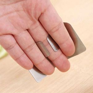 Kitchen Accessories 430 Stainless Steel Finger Protector Guard Chop Safe Slice Knife Finger Hand Protector <b>for</b> Cutting - Product Image 5