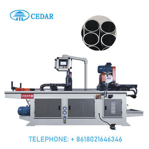 Máquina de Corte de Tuberías de China, Fábrica XS-425CNC, Máquina de Corte de Tuberías Automática de Hierro Fundido con Chorro de Agua - Product Image 1