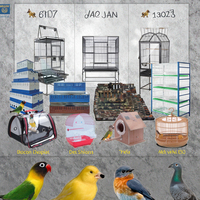 Nid d'oiseau nouvelle maison et Brid boîte d'élevage décoration pas cher rustique en bois mode maison pour animaux de compagnie cabanes en bois solide volière Cage à oiseaux