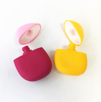 Nouvelle conception, flacon de crème solaire portable de 30 g et 50 g, forme ovale, mini conteneur en plastique vide pour crème solaire, vente en gros OEM ODM