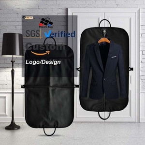 Sac à Costume Personnalisable - Taille Voyage - Protection Anti-poussière Et Imperméable - Poignée Cuir - Pour Homme/femme