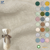 Tissu en lin 100% antibactérien en gros, directement de l'usine, personnalisé pour les housses de bouteilles de vin, emballages cadeaux