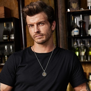 Collier en acier inoxydable avec pendentif soleil, médaille pièce, design personnalisé, bijoux vintage tendance, chaîne pour homme, serpent Ouroboros - Product Image 3