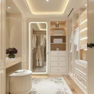 Dernière armoire sur mesure de style villa moderne avec grande capacité, design écologique et gain de place - Product Image 1