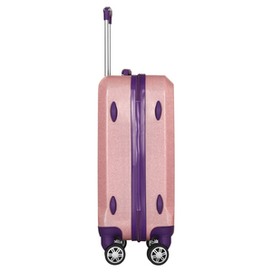 Maleta de Viaje con Ruedas Giratorias Rosa Brillante para Niña - Product Image 4