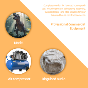 Modelo de dinosaurio mecánico Jungle Dinosaur Park con múltiples movimientos para espectáculos educativos DINOSKY - Product Image 4