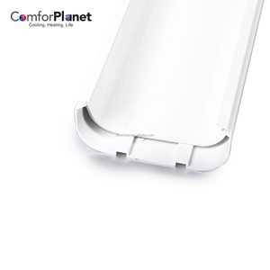 NEU HVACR GG Factory Direkt verkauf Weiß 2m <span class=keywords><strong>PVC</strong></span> Klimaanlage Leitungs abdeckung Gerade Rohrleitung Set Abdeckung für Mini Split HVAC System - Product Image 2