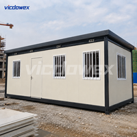 VICDOWEX Maison Modulaire Préfabriquée Personnalisée en Kit pour Camps de Construction, Bureaux, Entrepôts et Logements de Travailleurs