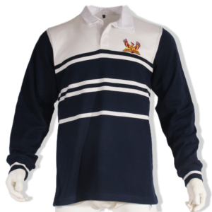 Custom 350gsm Heavy Weight Cotton Striped Knitted Rugby Jersey Yarn Dyed Year12 Australian School <strong>Leaver</strong> Graduation Rugby <strong>Shirt</strong> - Product Image 2