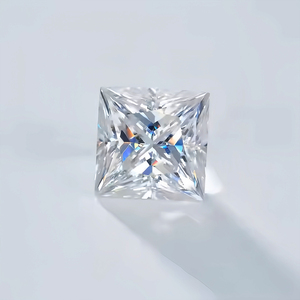 Viresa Zertifizierter Princess-Cut Loser Diamant, Hervorragende Klarheit und Schliff für Schmuckherstellung, GRA-Diamant Ähnlich wie Moissanit 2~3 Karat - Product Image 1