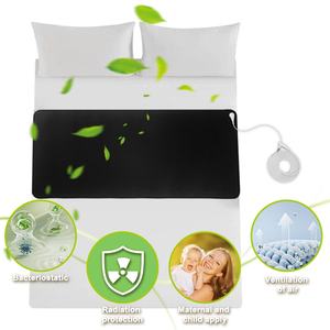 Tapis de mise à la terre en PU conducteur en fibre de carbone anti-radiation, drap plat respirant pour une meilleure qualité de sommeil pour les hôtels - Product Image 1