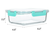 10 paquets de 30 oz en verre borosilicaté hermétique pour la préparation des repas couvercles en bambou sans BPA chauffants écologiques pour le stockage des aliments