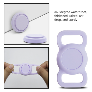 Colorful Durable Anti-Lost Pendant gps <b>dog</b> tracker case Silicone Pet <b>Collar</b> Tag Holder for <b>Dogs</b> Cats - Product Image 2