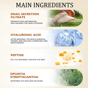 Sérum Facial Coreano de Muco de Caracol para Cuidados com a Pele, Antienvelhecimento, Ácido Hialurônico, Peptídeos, Iluminador e Hidratante - Product Image 2