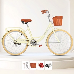 Hot Sale Good Quality Factory Direct OEM ODM 24 Inch 26 Inch <strong>Step</strong> Through City Bicycle Woman Bike With Basket - Product Image 4