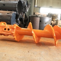 Tarière de forage FAE, outils de forage rotatifs, tarière pour roche pour le forage de fondations, construction, haute efficacité de forage, tarière plate pour fondations