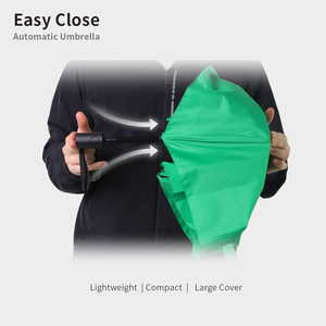 Compact Folding <b>Umbrella</b> Fully-Automatic Open Close Portable Travel <b>Windproof</b> Rain Sun Protection Stainless Steel Business Gifts - Product Image 1