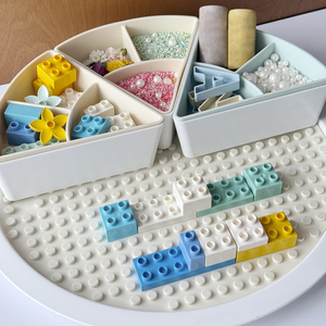 Bandeja Sensorial Montessori con Tapa Juguetes de Educación Temprana para Niños Pequeños Unisex Caja Sensorial para <span class=keywords><strong>Jugar</strong></span> de 2 a 4 Años - Product Image 2