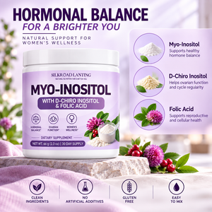 Apoyo Natural para el Equilibrio Hormonal Femenino, Complejo de Mioinositol y D-Chiroinositol para un Ciclo Regular y la Salud Reproductiva - Product Image 3