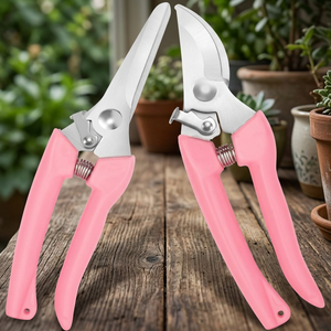 Sécatrices de jardinage industrielles professionnelles, lames en acier inoxydable tranchantes, poignée antidérapante pour la taille des branches épaisses et des bourgeons - Product Image 3