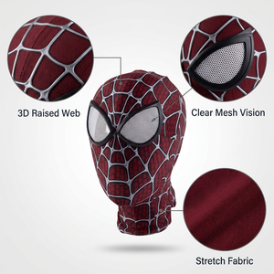 Masque de cosplay intégral personnalisé, respirant, en spandex, pour fête d'Halloween, costume pour adultes et enfants, OEM - Product Image 4