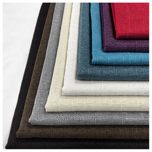 Tela de Lino de Bambú Gruesa con Costuras de Algodón, Lino Sintético de Color Sólido para Sofá, Cortina, Mantel y Cojín - Product Image 3