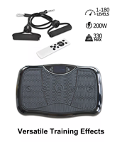 Plateforme de vibration corporelle 3D, appareil de musculation, équipement d'exercice pour brûler les graisses, machine de massage par vibration manuelle Crazy Fit