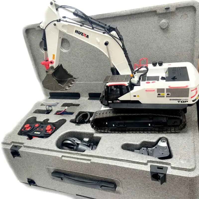EPT1: 14リモートコントロールモデルフルメタル油圧セットHuina1594Rc掘削機おもちゃ