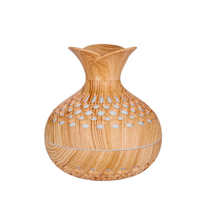 USB Rechargeable 300ml Wood Grain Desktop Humidifier New Home Office Portable Essential Air <b>Flower</b> <b>Diffuser</b> - Product Image 6