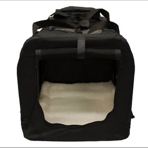 Free Sample Lightweight Fabric <b>Pet</b> Carrier Crate with Fleece <b>Mat</b> and <b>Food</b> Bag - Product Image 3