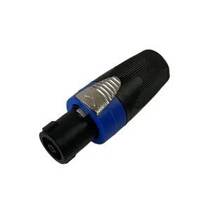 Oem Factory Professional 4 Pin Male Plug Speakon Connector For Speaker Cable