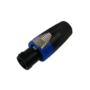 Conector de alto-falante macho para cabo do alto-falante, profissional da fábrica do oem, 4 pinos