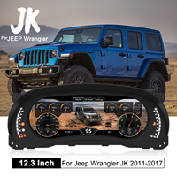 Accessoires intérieurs de voiture NaviHua, système Linux, compteur numérique, compteur de vitesse automatique, cockpit virtuel pour Jeep Wrangler JK 2011-2017
