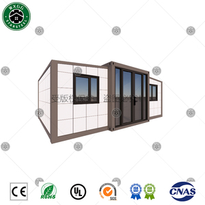 Maison conteneur préfabriquée 2-3 chambres à construire rapidement, villa extensible en panneaux sandwich, maison mobile - Product Image 2