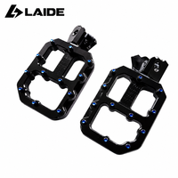 Repose-pieds larges antidérapants en aluminium CNC avec logo laser pour Talaria XXX X3 MX3 MX4, pièces de mise à niveau pour moto électrique tout-terrain