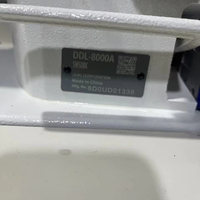 Machine à coudre industrielle à point droit Juki-8000A d'occasion avec moteur servo à entraînement direct 220V 4500 points/min