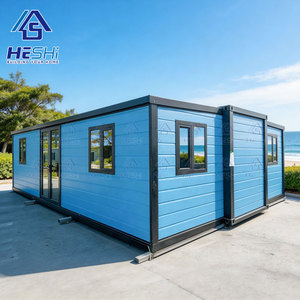 Steel Structure 40Ft 20Ft Prefab Expandable Container House 1 2 3 4 5 Bedroom Modern Kitchen Mobile Home Cabin - Product Image 1