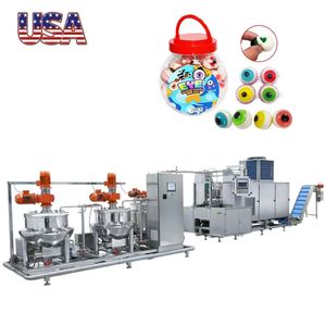 Machine multifonctionnelle de fabrication de bonbons d'usine Ligne de dépôt de bonbons d'ours en gelée Ligne de production de bonbons en gelée - Product Image 3