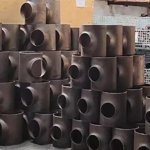 Courbes en acier au carbone en acier doux 45 90 180 degrés de long court rayon soudé connecteur de Tube de coude raccords de tuyauterie