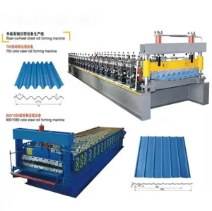 2021 fabricantes máquina de molde de azulejos de corte hidráulico ondulado cor direta máquina de molde
