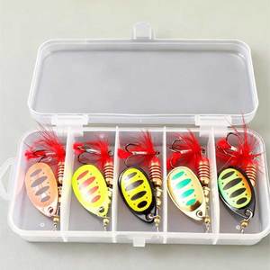 Leurre de pêche Spinner Bait en métal, leurre spinner en ligne, leurre pour la pêche au black-bass et à la <span class=keywords><strong>truite</strong></span>, leurre cuillère - Product Image 1