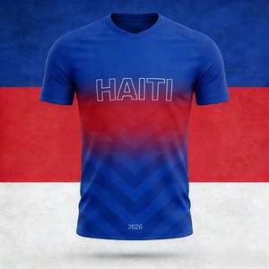 Camisetas de Fútbol HaiTi de Alta Calidad, Nueva Temporada, Estilo Fanático, Ligeras, para la Temporada de Partidos - Product Image 1