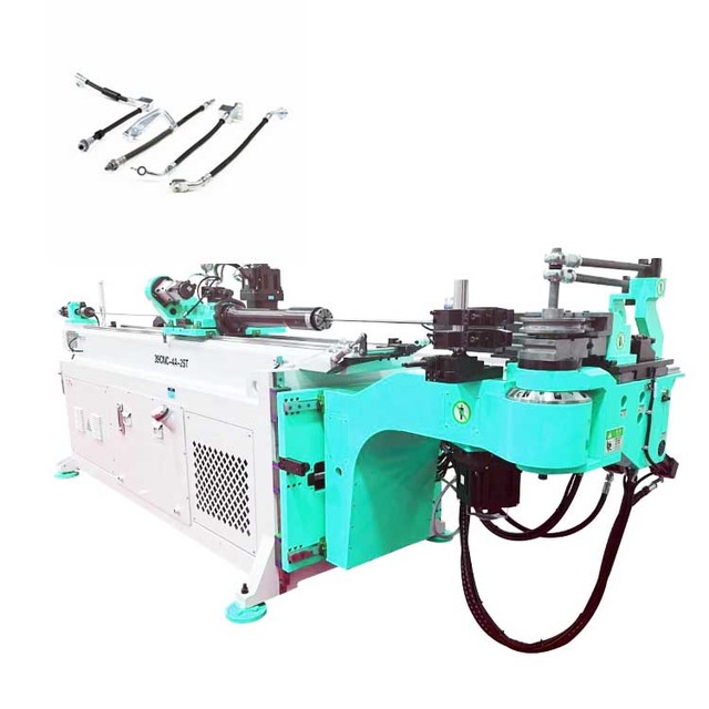 4 Axis Single-Head Hydraulic Square Pipe Tube Bender Bending Machine for Metal Copper SS Brake Oil Tube and Furniture Industry
