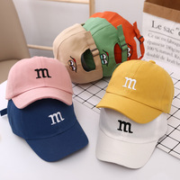 Gorra de Béisbol de Algodón Bordada para Niños, Gorra de Béisbol Ajustable para Niños y Niñas, Gorra de Béisbol Informal de Algodón para Niños