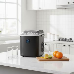 Máquina para Hacer Cubitos de Hielo Instantáneos, Eléctrica, de Plástico Inteligente para Cocina, 220V, Mini, 2025, Alta Calidad, China - Product Image 5