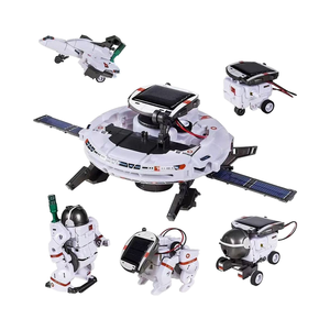 Kit de robotique éducatif Solar <span class=keywords><strong>Bot</strong></span>, jouet d'apprentissage STEM pour enfants, modèles cool avec panneau solaire, jouets scientifiques et d'ingénierie - Product Image 4