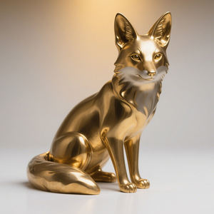 사용자 정의 황동 수제 장식품 홈 장식 테이블 탑 새 동물 조각 냄비 다이 캐스트 입상 선물 항목 - Product Image 6