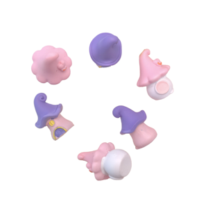 100 Stück Harz-Miniatur-Feehäuser und -Schlösser, Niedliche Feengarten-Zwerge, Moos-<span class=keywords><strong>Terrarium</strong></span>-Deko, Bonsai-<span class=keywords><strong>DIY</strong></span>-Schleim-Zubehör - Product Image 1