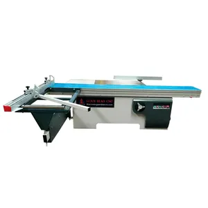 MJ6128 3200mm uzunluk 45 derece çift testere bıçağı sürgülü masa paneli testere kesme makinası