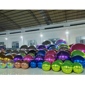 Boule miroir gonflable personnalisée, sphère flottante, ballon miroir, décoration disco, grosses boules brillantes pour fête - Product Image 3